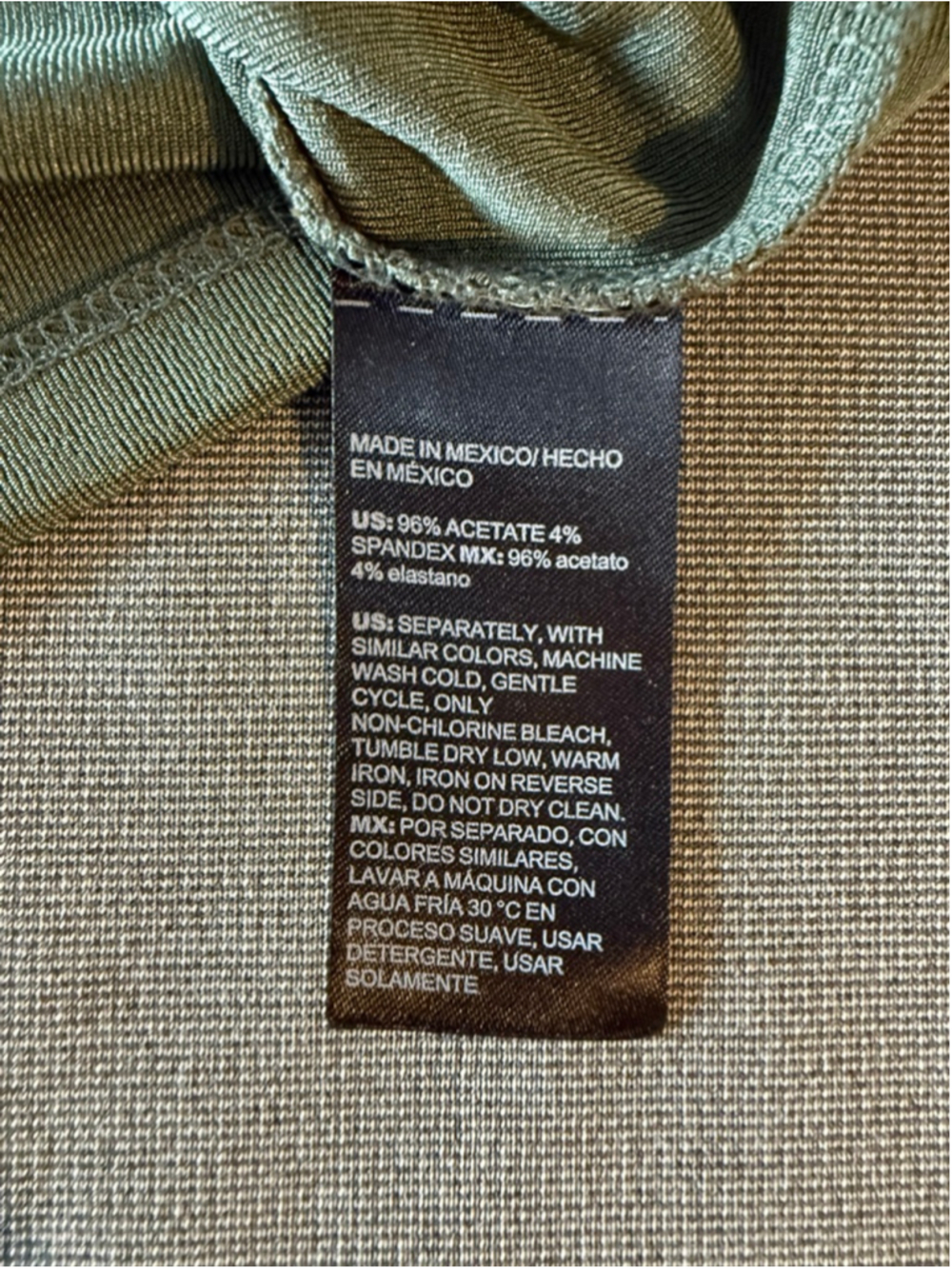 Chico's Side-Slit Tank in a dark green size 0 (US S) - Picture 6 of 7